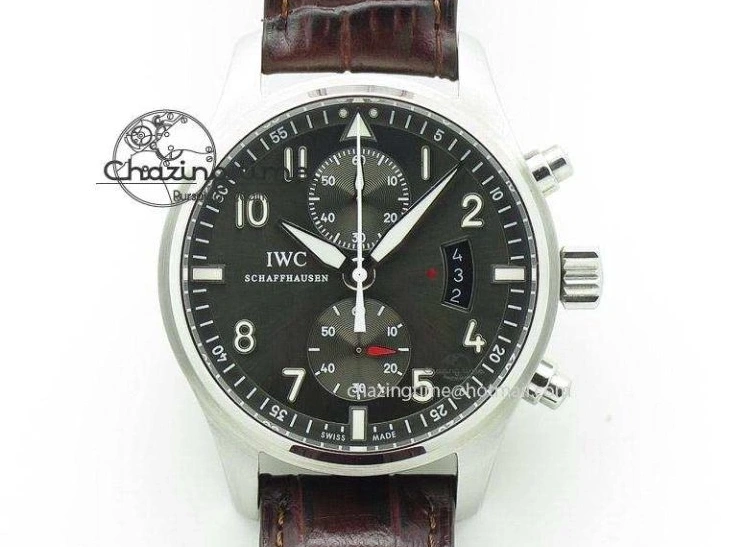 MIROTIME 0311 Reliable Portuguese Chrono IW3716 Z+F 1:1 Best Edition Red Dial on Red Rubber Strap A 7015